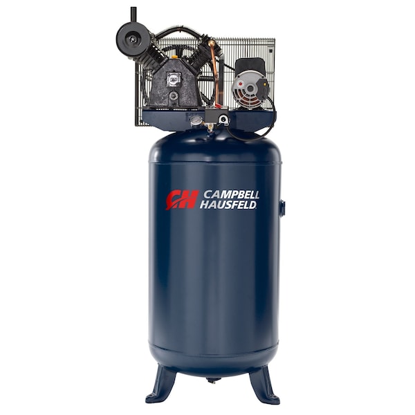 BLUE (J) 80 Gal Vert; 5 HP; TWO-STAGE v-twin XC0025; 175 PSI; 230V